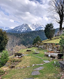 Château d’Oex, le jardin de la Motte