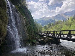 La cascade du Ramaclé et son pont