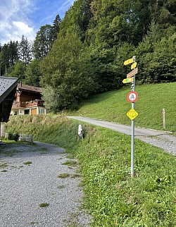 Entrée du chemin des poussettes