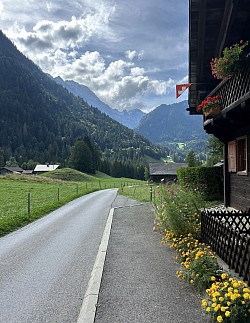 Chemin qui rejoint le Grand-Paradis