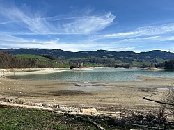 Vue de l’île depuis le sentier