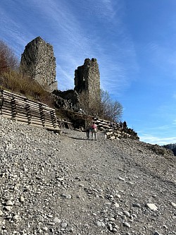 Vue des deux tours de l’île