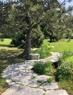 Traverser le jardin Japonais