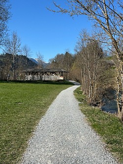 Vue du petit pont depuis le 1er sentier