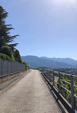 Départ du chemin viticole