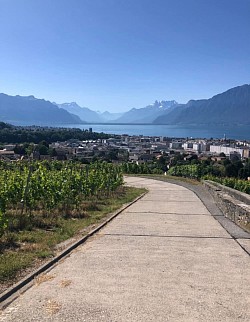 Vue magnifique en redescendant
